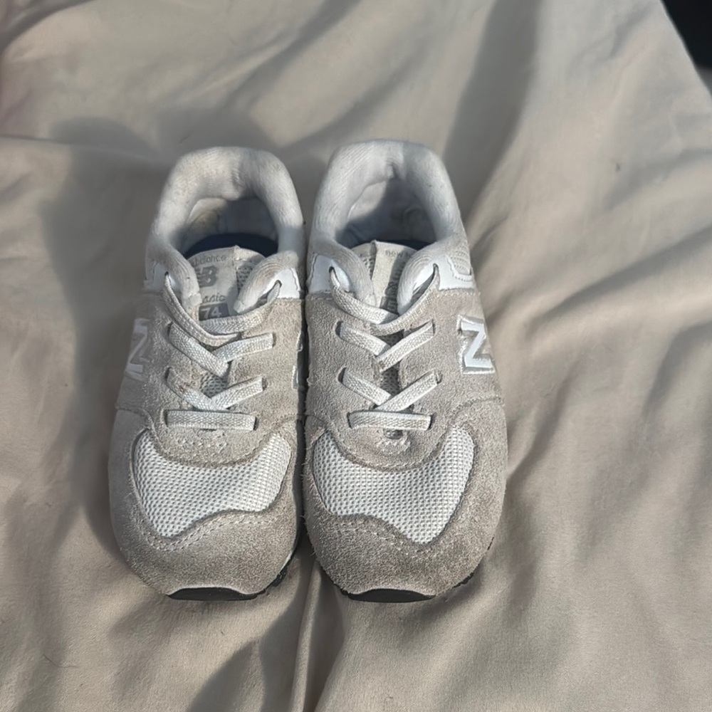 New Balance Kids Gray Sneakers